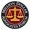 Million Dollar Advocates Forum — Injury Claim Team network attorney recognition