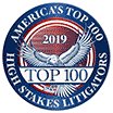 Top 100 High Stakes Litigators — Injury Claim Team network attorney recognition